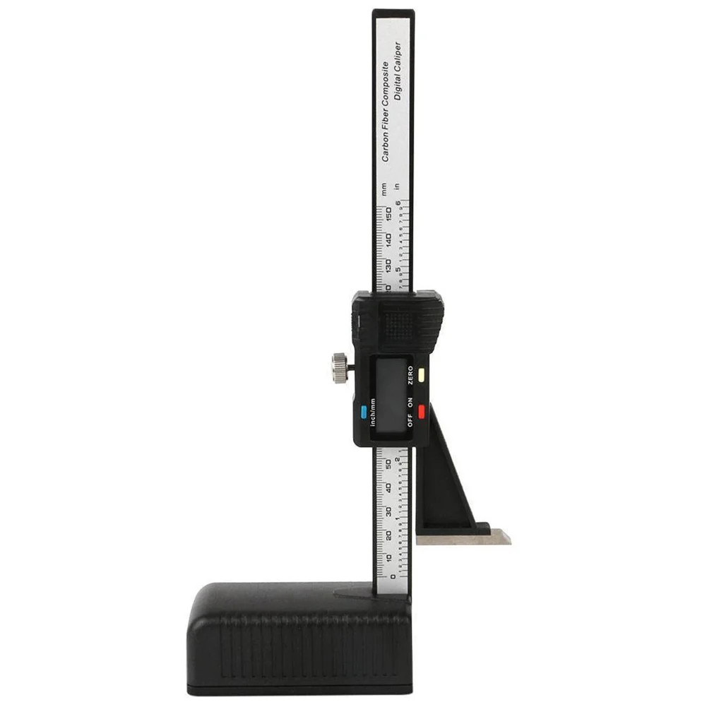 

Digital Display 0-150mm/6" Home Mini Electronic Light Weight Woodworking Durable Height Gauge Measurement Tools Magnetic Plastic