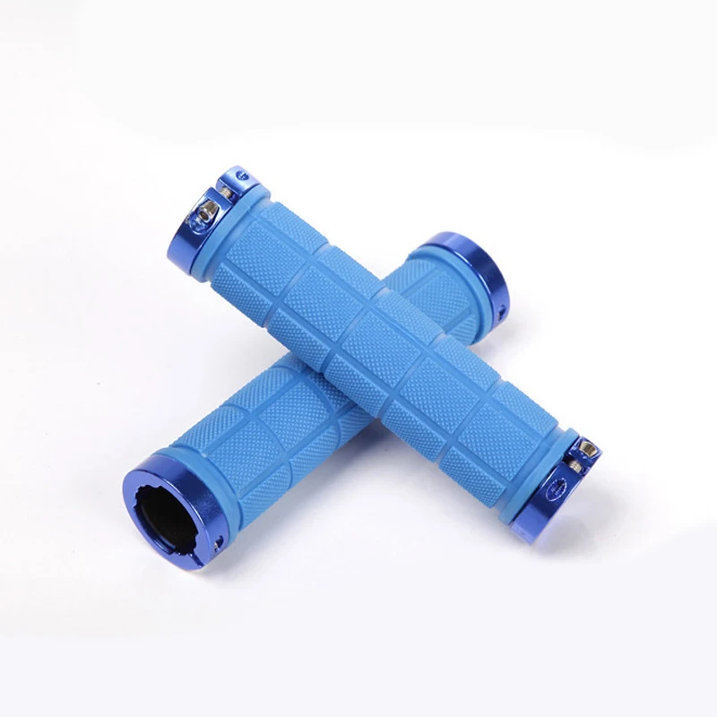 

Non-slip Bike MTB Grips Fixed Gear Fixie Lock-on Grips Rubber Handlebar Durable