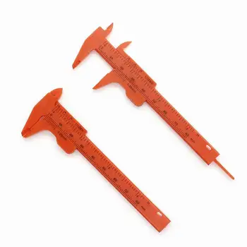 

Wholesale 1000 pcs High quality 0-80mm double rule scale plastic Vernier caliper measuring Student Mini tool ruler