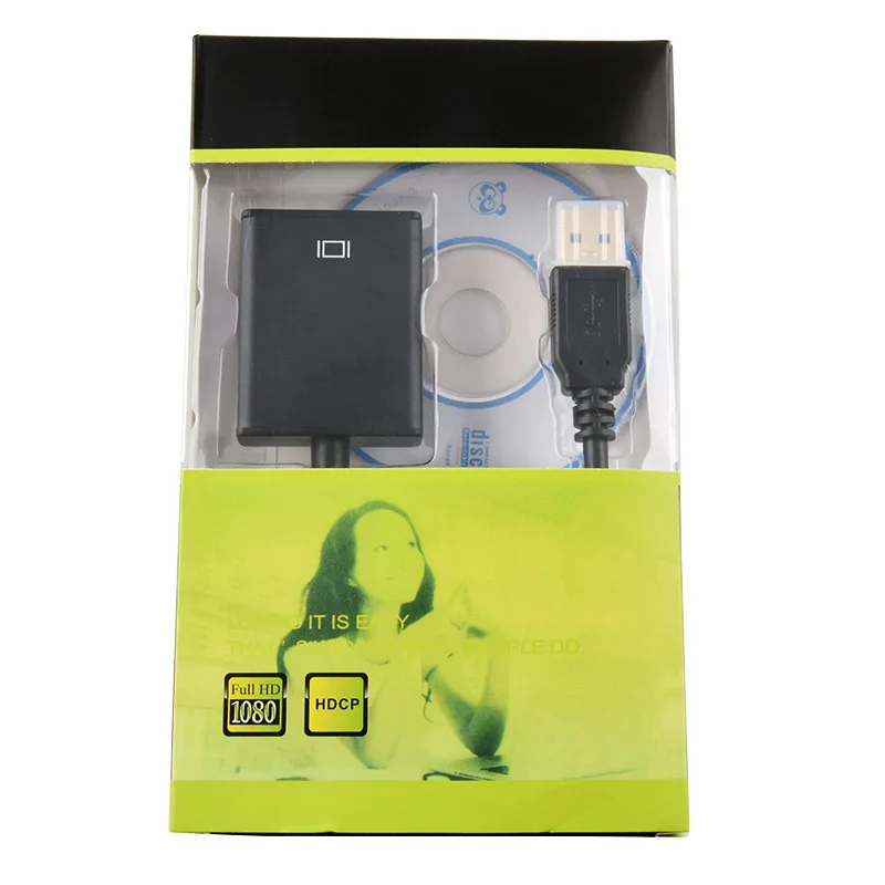 LEORY 1080P USB 3 0 мужчина к HDMI Мультимедийный интерфейс высокой четкости Женский