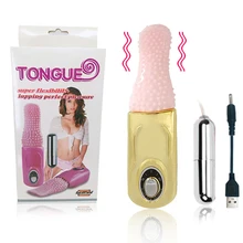 Sex Tongue Licking Vibrator Dildo Clitoral Stimulate Nipple Clitoris Tongue Lick Vibrators Erotic Sex Toys For
