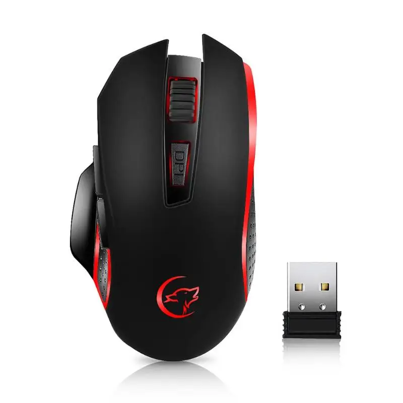 USB Wireless Mouse 2000DPI Adjustable USB 3.0 Receiver Optical Computer Mouse 2.4GHz Ergonomic Mice for Laptop PC High Quality