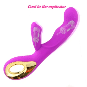 G Spot Rabbit Vibrator Clit Nipple Stimulation with 10 Powerful Vibrations Dual Motor Dildos Adult Sex Toys for Women Couple Fun 2