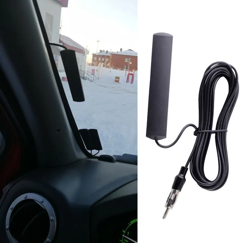 Автомобильный fm-радио антенна патч антенна ветровое стекло крепление 5 м кабель ANT-309 стабильность сигнальный кабель