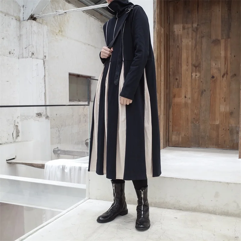 [EAM] 2020 New Spring Autumn High Collar Long