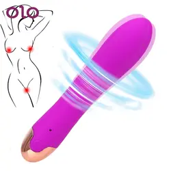 OLO фаллоимитатор вибратор G-spot массаж 5 скоростей секс-игрушки для женщин Женский мастурбатор влагалище клитор стимуляция МОЩНАЯ ВИБРАЦИЯ