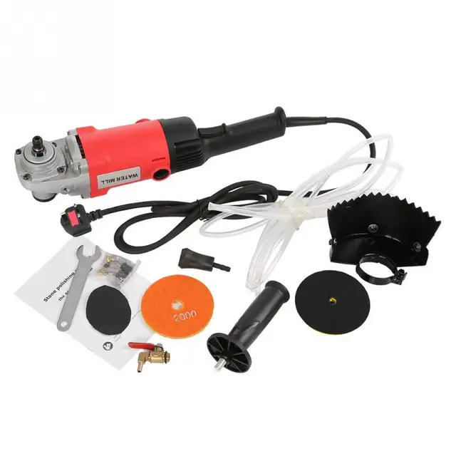 1 Set Wet Polisher Grinder 1400W Electric Stone Wet Polisher Variable