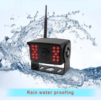 

Wireless WIFI Rear View Camera for Truck Bus Trailer Truck RV Camper Shockproof Waterproof IOS iPhone & Android Support