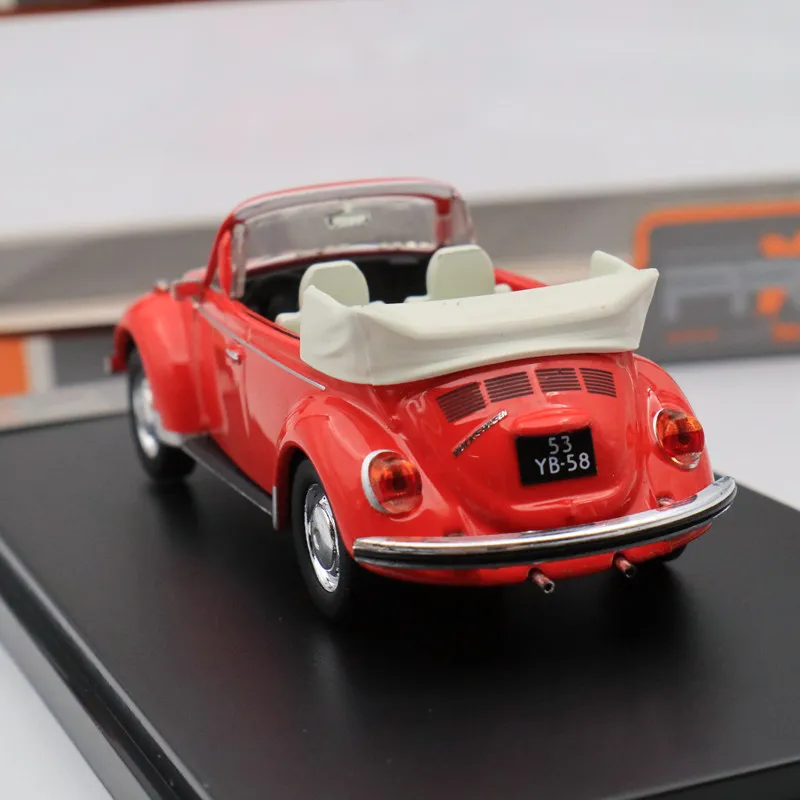 Premium X 1:43 V~W SUPER BEETLE 1973 CONVERTIBLE RED PRD530 Diecast Models Car Limited Edition Collection