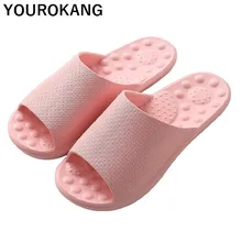 Summer Women Home Slippers Indoor Message Couple Shoes Non-slip Bathroom Slipper Concise Lovers Flip Flops Plastic Ladie Sandals women summer non slip bathroom slippers female indoor home soft bottom slippers unisex lovers couples slipper gifts