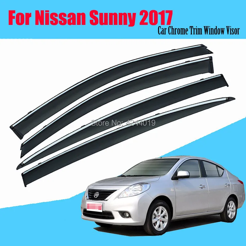 

Car Sun Visor Window Visor Rain Shade for Car Window Plastic Visor Accessories For Nissan Sunny 2011-2018