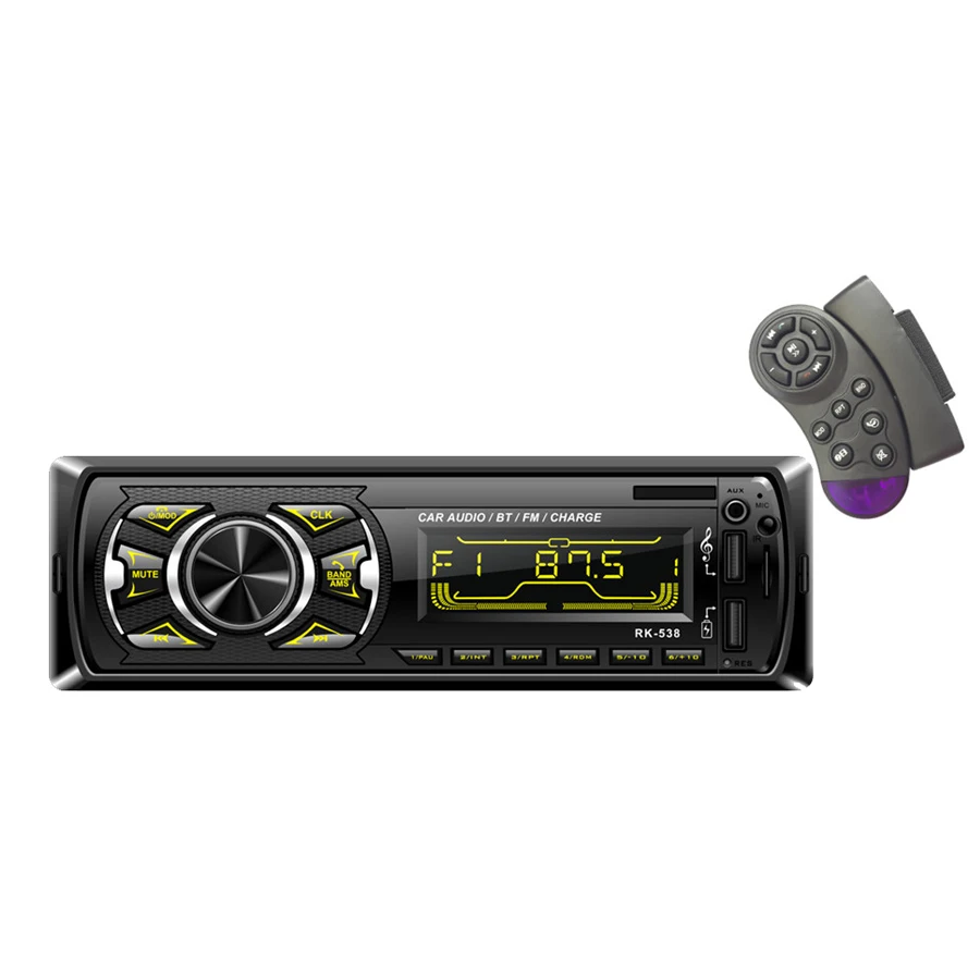 

New Bluetooth Car Radio Player MP3 Stereo USB AUX Classic Car Audio with SWC Remote