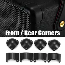 8 шт Черный гитарный усилитель Динамик шкаф гитарный усилитель угловойой протектор для Marshall мг усилитель передняя 4 xугол+ 4x задний угол