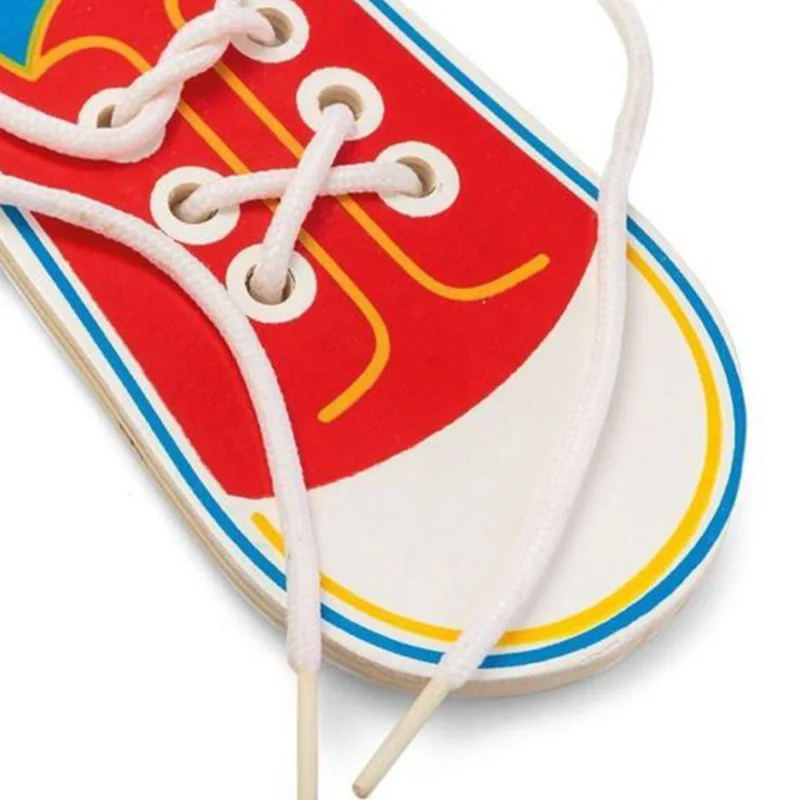 Educational Toy Lacing Shoes Learning Tie Laces Children Tools Helpful/Useful Educational Toy Lacing Shoes Learning Tie Laces Children Tools Helpful/Useful