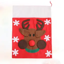 1 шт. рождественские портативные нетканые подарочные сумки конфетных конфет для рождества украшение для вечеринок орнамент