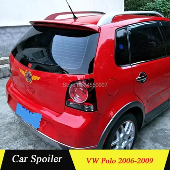 

For Volkswagen Polo Spoiler 2006 2007 2008 2009 2010 spoiler Decoration ABS Plastic Rear Trunk Roof Spoiler For Volkswagen polo