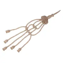 EE27 основание лампы 2 м пеньковая веревка 5 держатели ламп шнур электрический провод DIY кулон декоративный для 85-265 в свет Винтажный стиль