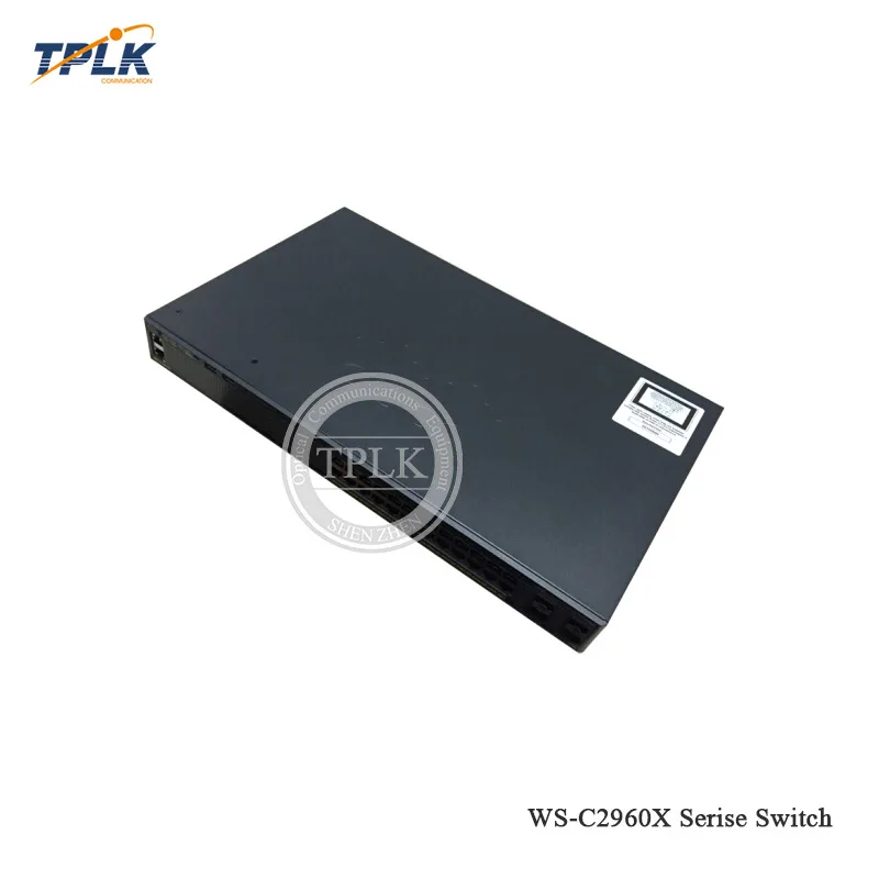 Лучшая цена WS C2960X 24TD L коммутатор 24 портовый гигабитный ethernet Интеллектуальный