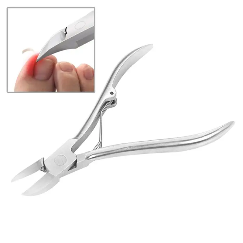 Stainless Steel Cuticle Cutter Toenail Clipper Nippers Dead Skin