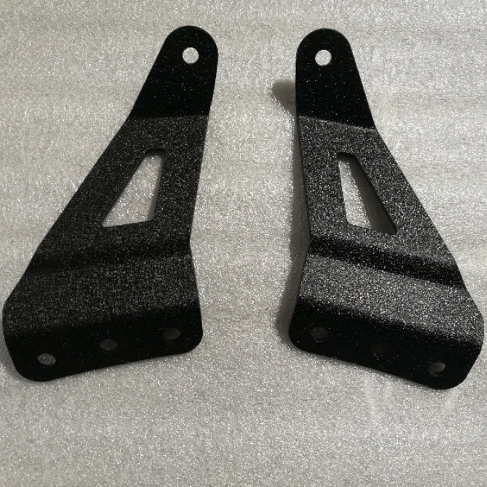 

For GMC Windshield Roof LED Work Light Bar Mounting Brackets For Chevrolet Curved Led Bar Auto Accessories
