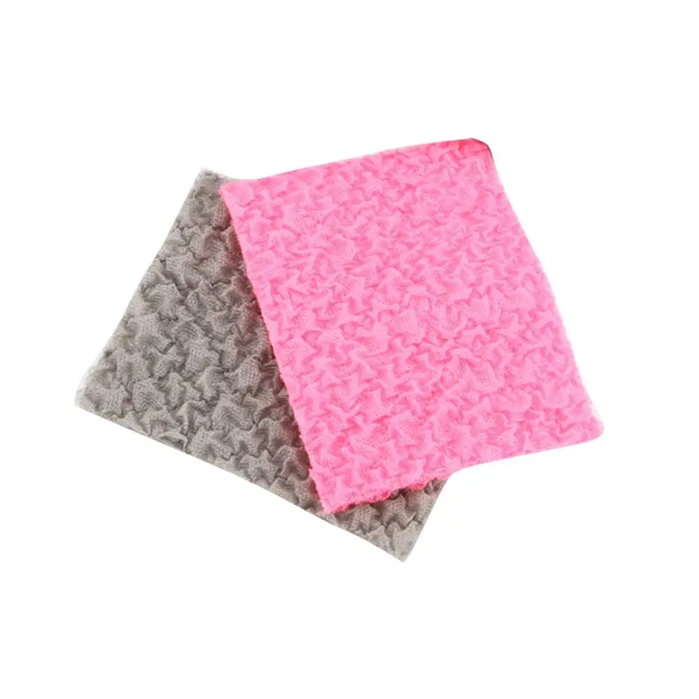 

Practical Oil-Proof Dish Washing Cloth Polyester Rag Scouring Pad Multi-Use Household Kitchen Essential Cleaning Tools