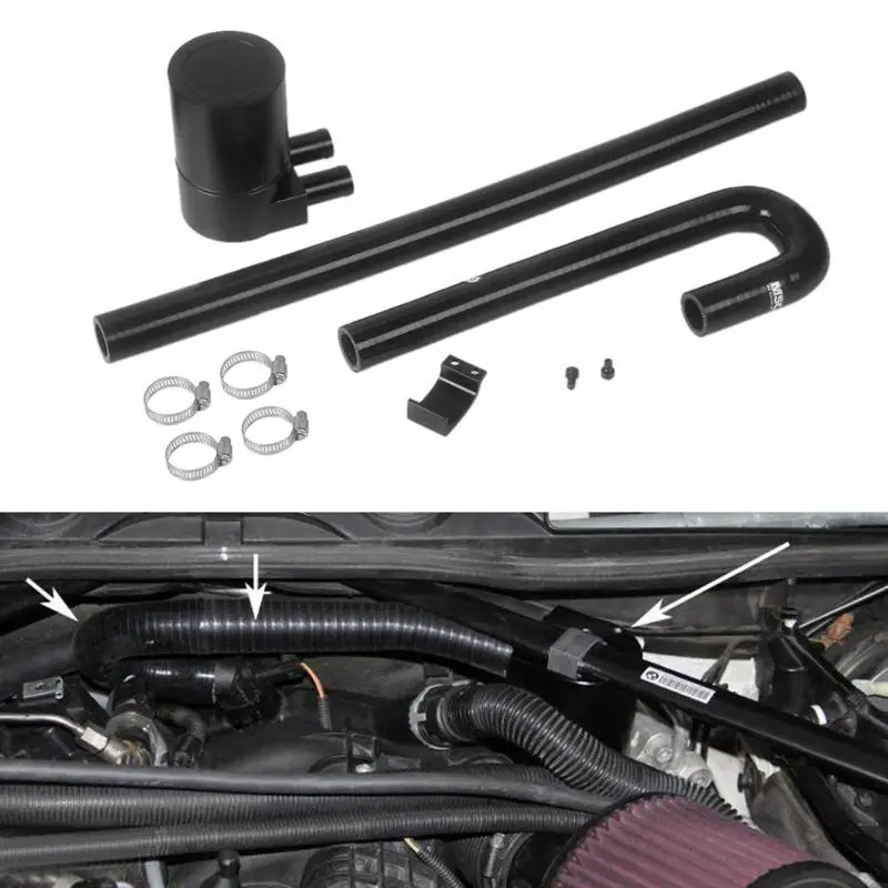 CNC алюминиевый маслоуловитель для BMW N54 335i 135i E90 E92 06 10|Топливные баки| |