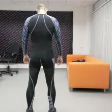 Мужское лыжное Нижнее белье> зимнее Термобелье> беговые быстросохнущие Колготки> сжатое термобелье одежда для тренировок