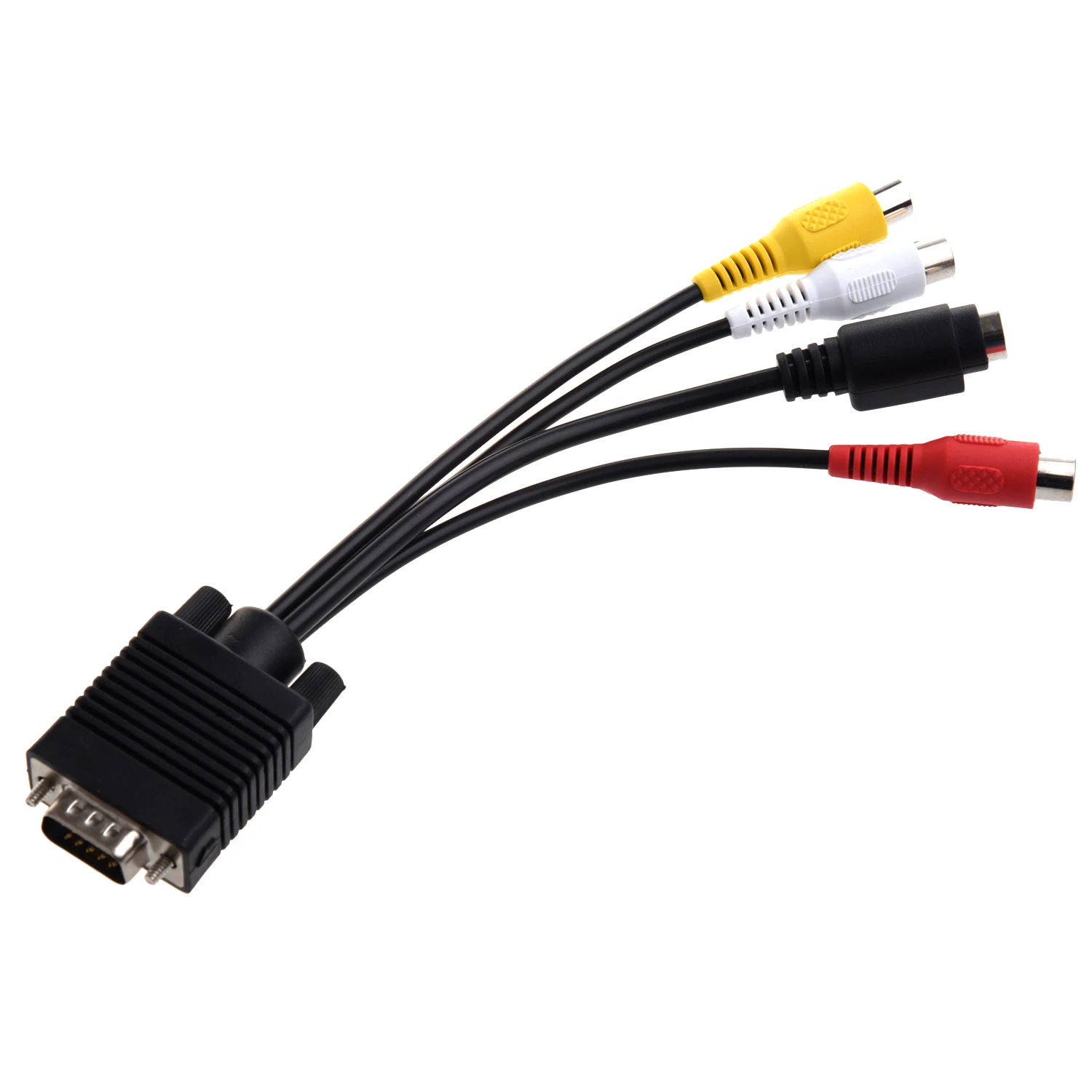 VGA адаптер для ТВ S Video RCA выход кабель ПК видео|Кабели VGA| |