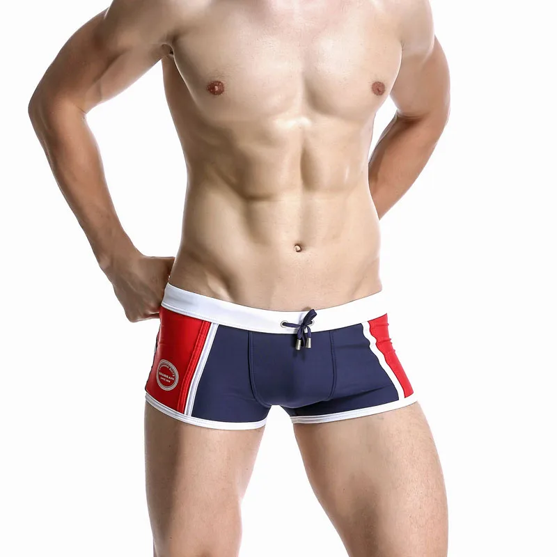Новое поступление мужские плавки боксеры мужские плавки для плавания сексуальные шорты для плавания боксеры спортивные мужские плавки
