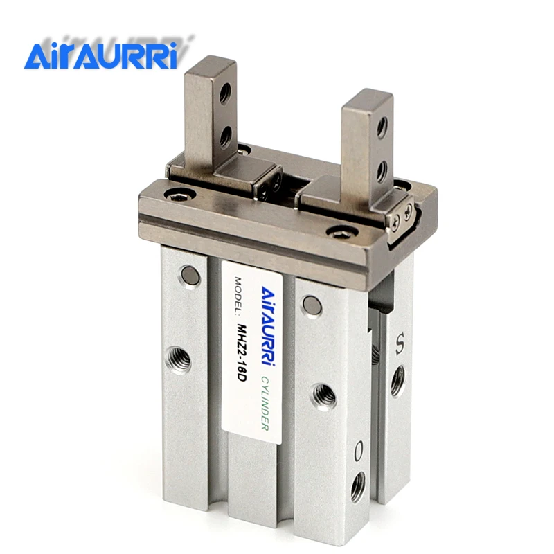 

MHZ2 16D AIRAURRI Double Acting Air Gripper Pneumatic Finger Cylinder SMC Type Aluminium Clamps Bore16 MHZ2-16D Covering purpose