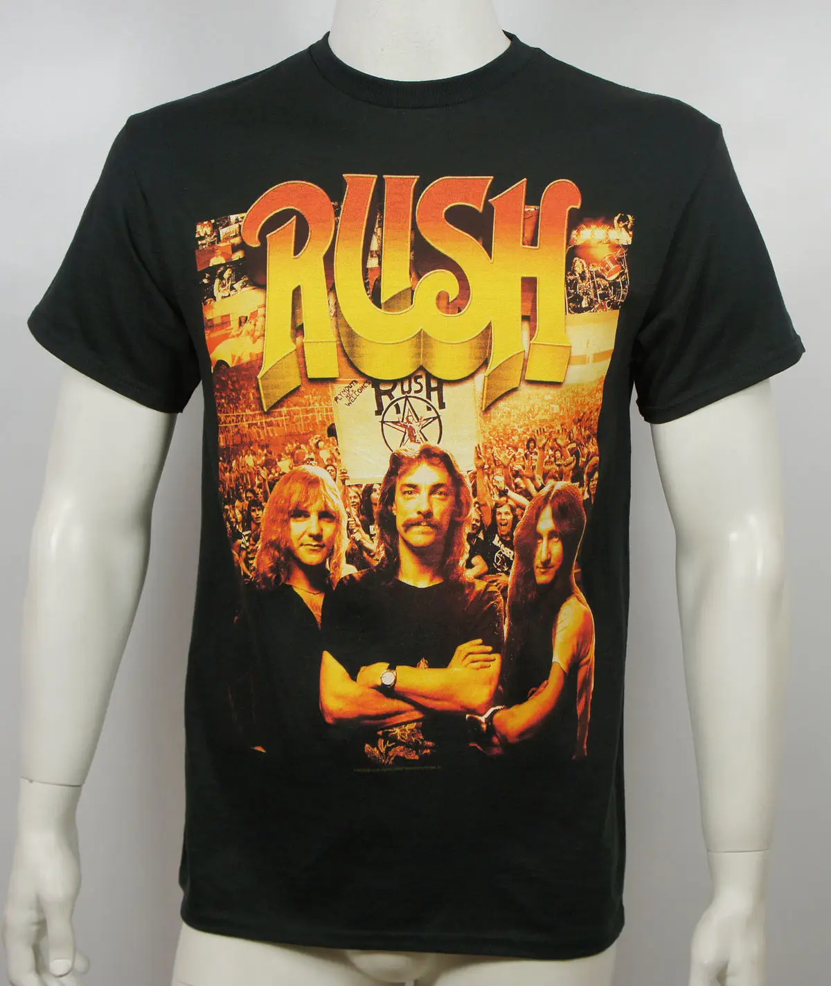 

Authentic RUSH Band Beyond The Lighted Stage DVD Photo T-SHIRT S-3XL NEW Summer Short Sleeves Cotton T Shirt Top Tee