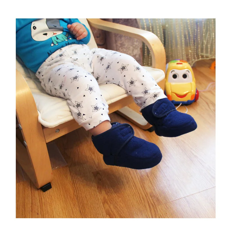 

Kiddiezoom Brand Newborn Baby Socks Toddler Socks shoes Anti-skid Leather Bottom 6-18M Baby Floor Socks Baby Toddler Shoes