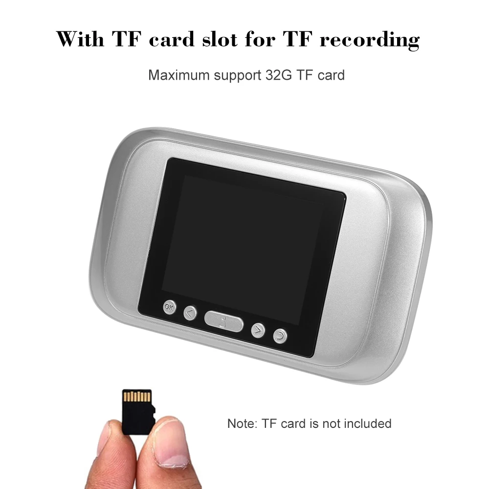 Умный цифровой дверной глазок 3," TFT lcd монитор дверной глазок дверной звонок HD 1.0MP цветная камера ночного видения для домашней безопасности