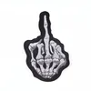 Pulaqi Grave Dead God Punk Skull Embroidered Patches Iron On Patches For Clothing Black Patch On Clothes Sticker Applique Decor ► Photo 3/6