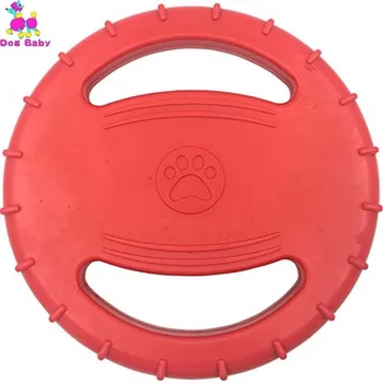 

TPR 20CM Large Dog Indestructible Dog Flying Disc Squeaky And Floating For Outdoor Dog Training And Playing Toy Jouet Chien