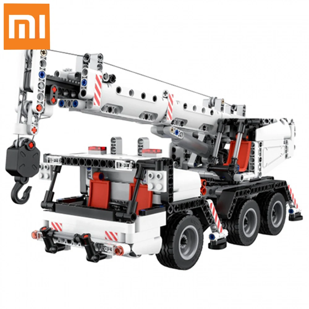 

Xiaomi MITU Building Block Engineering Crane Kids Building Toy Birthday Gift Support 360D Rotation Control Vehicle Construction