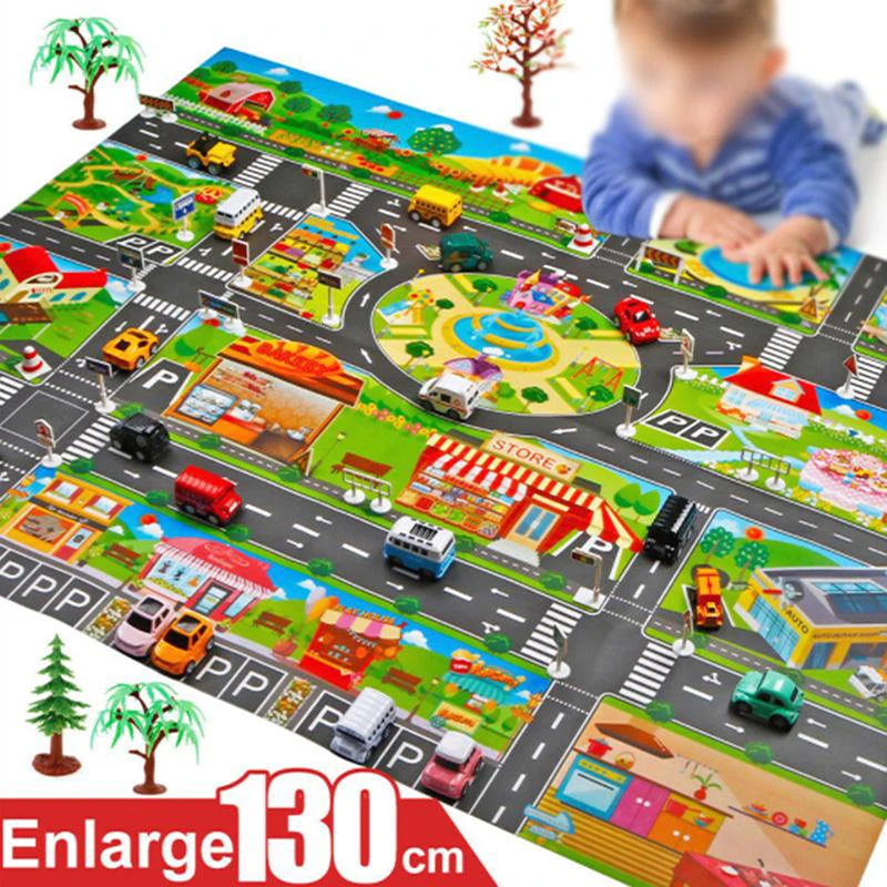 kids toy car mat
