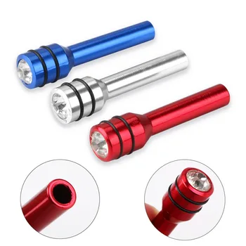 

1 Pair Door Lock Knob Pull Pins Aluminum Alloy Car Door Lock Knob Pin Cover Interior Accessories