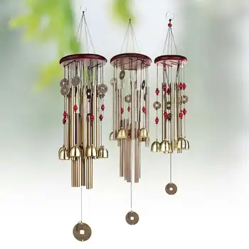 

Wind Chime Bell Blessing Feng Shui Wind Chime for Good Luck Fortune Home Decor Garden Miniature Hanging Decoration Accessories