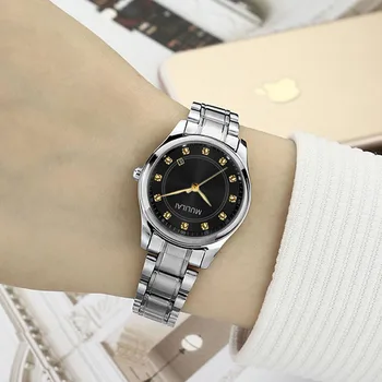 

Elegant Women's Luxury Sliver Business Wrist Watche Fashion Ladies dress Casual Clock Watches female Bracelet Relogio Feminino