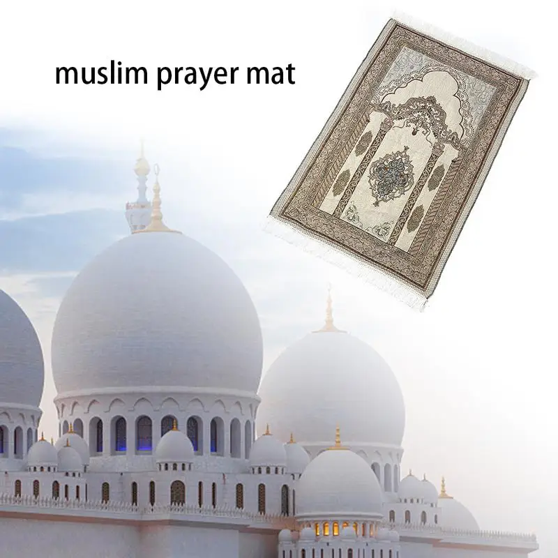 Мягкий хлопок исламский Молитвенный Ковер Musallah Sejadah ковер Janamaz LUX коврики молитвенный коврик 110 см* 65 см