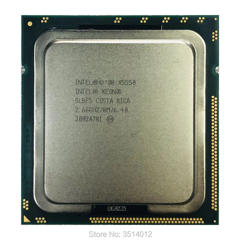 

Intel Xeon X5550 2.6 GHz Quad-Core Eight-Thread CPU Processor 8M 95W LGA 1366