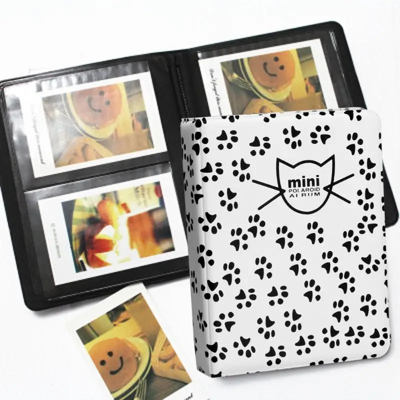Мини альбом для мгновенной фотосъемки Instax Polaroid 64 кармана футляр хранения