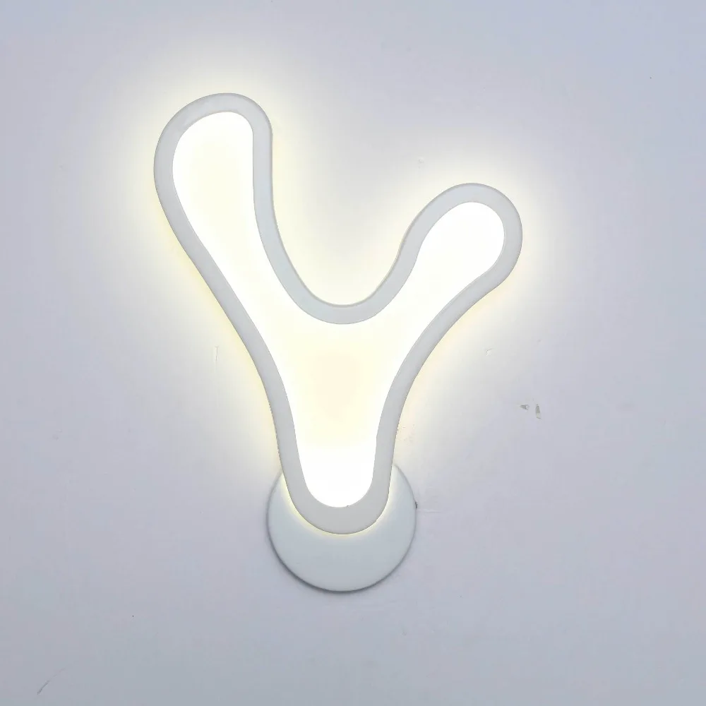 

Simple Creative Led Wall Lamp Study Corridor Courtyard Acrylic Bedside Wall Lamp Wholesale Luminarias De Interior Lighting