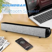 20 Вт bluetooth динамик Саундбар 4000 мАч беспроводной бас стерео сабвуфер USB Aux 3,5 мм для домашнего кинотеатра смартфон ПК