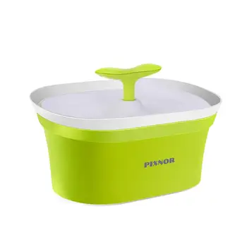 

Pet Drinking Fountain Bean Sprout Shaped Nozzle Healthy and Hygienic Super Quiet Automatic Water Bowl with Filter for Cat Dog