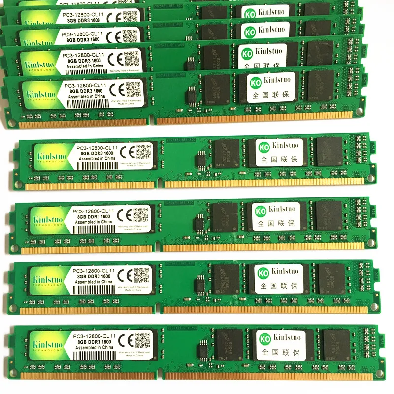 Kinlstuo DDR3 ОЗУ 8 Гб 1600 МГц DIMM 240PIN ddr3 1333 МГц 8 Гб памяти для рабочего стола