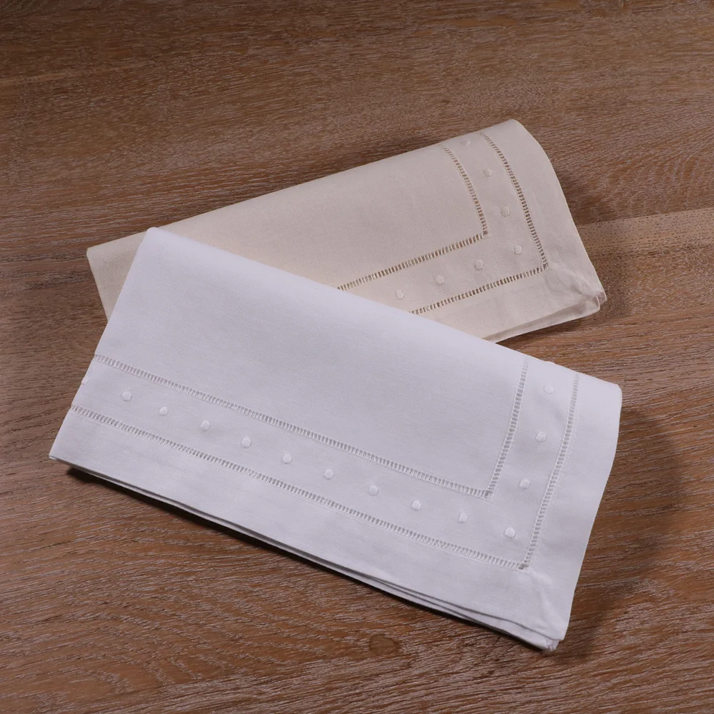 12 100/% cotton restaurant dinner cloth linen white 21x21 premium napkins