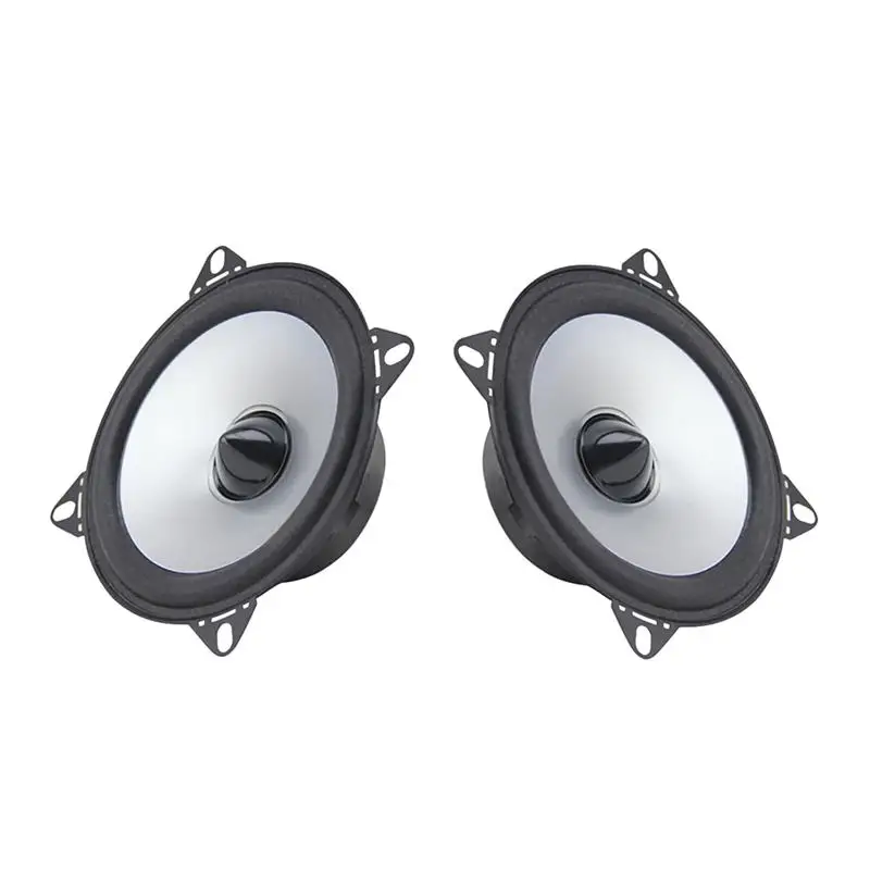 

Onever 2pcs 4 Inch Vehicle Door Auto Audio Music Stereo Full Range Frequency Loudspeaker 60W 2 Way Car Coaxial Hifi Speaker