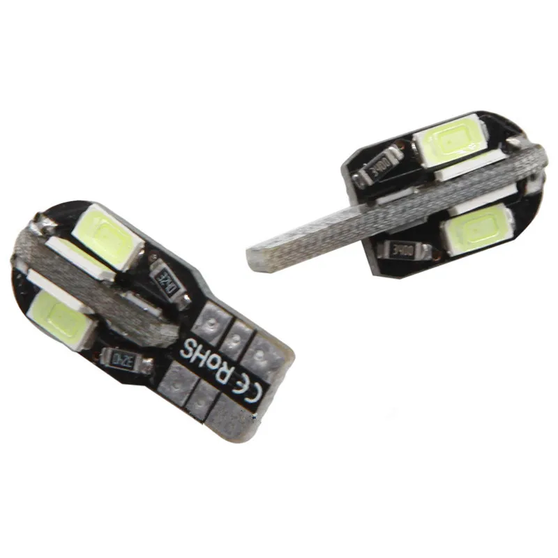 

2 pcs T10 5730 8 SMD 2 Pcs/Set LED Interior Light Car Styling Car Clearance Light Indicator Lights CANBUS LED car Light Source